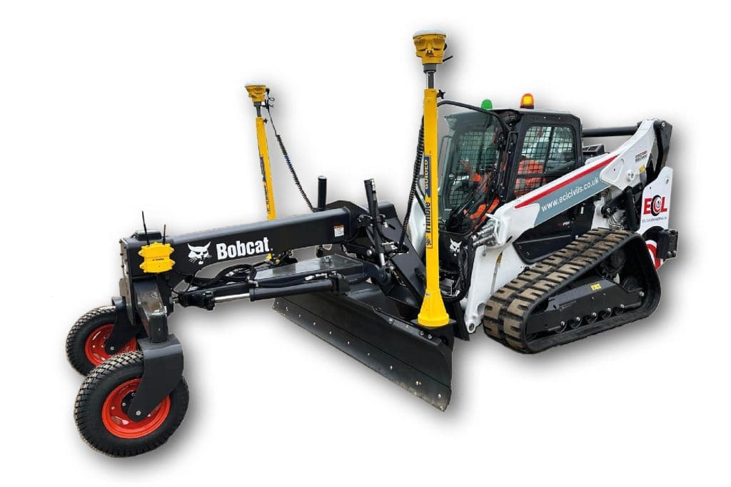 UK's first GPS Control Grading Bobcats